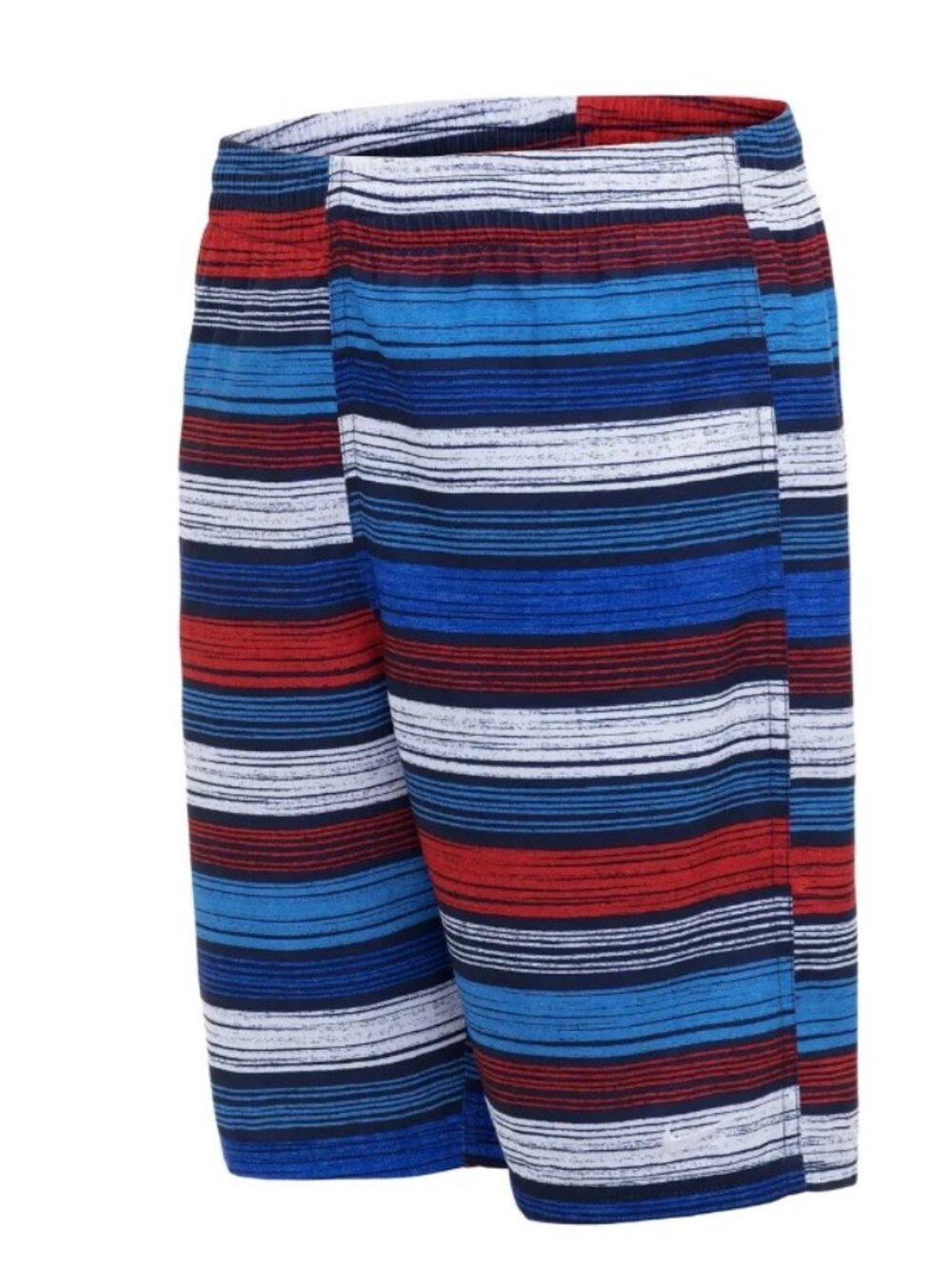 Nike Boys S (8-10Y) Striped Swim Trunks Drawstring Mesh Lined 🏖️💙❤️